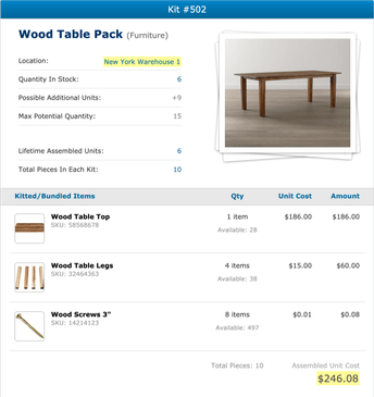 Kitting Binder Examples Inventory Kitting, Bundling, and Manufacturing | Features Tour ...