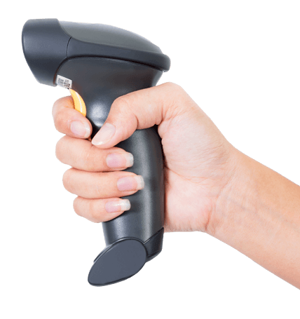 Handheld barcode scanner